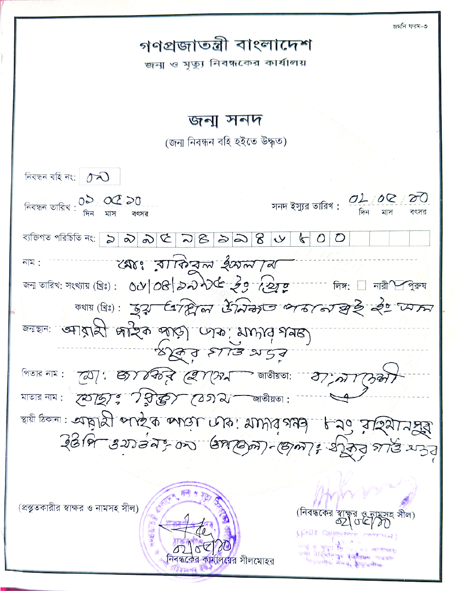 Image of মো: রাকিবুল হাসান রকি